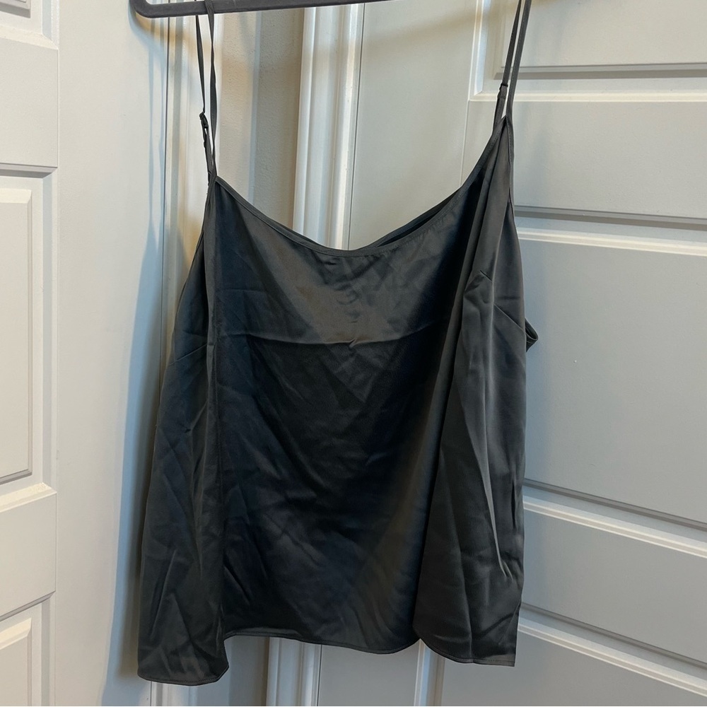SKIMS Gunmetal grey Silk Camisole Size 4X - Picture 1 of 4